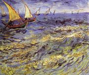 Fishing Boats at Sea - Vincent Van Gogh