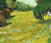 Garden with Weeping Willow - Vincent Van Gogh