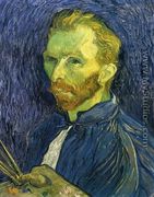 Self Portrait with Pallette - Vincent Van Gogh