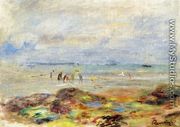 Rocks with Shrimp Fishermen - Pierre Auguste Renoir