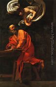 St. Matthew and the Angel - (Michelangelo) Caravaggio