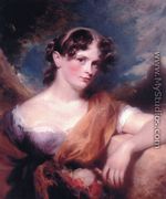 Portrait of Miss Carolline Hopwood - George Henry Harlow