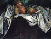 Still Life with Pears on a White Tablecloth - Emile Bernard