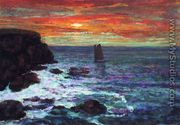 Sailboat at Sunset - Victor Charreton