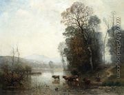 Landscape with Cows - Louis-Aime Japy