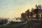 Beside the River - Alexandre-Rene Vernon