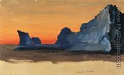Icebergs at Midnight, Labrador - Frederic Edwin Church