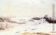 The Hudson Valley in Winter from Olana - Frederic Edwin Church