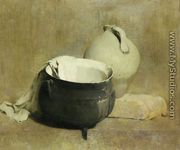 Still Life with Kettle and Jug - Emil Carlsen