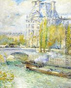 Le Louvre et le Pont Royal - Frederick Childe Hassam
