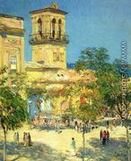 Street of the Great Captain, Cordoba - Frederick Childe Hassam