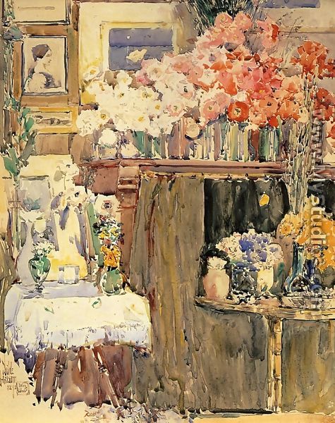 The Altar and the Shrine - Frederick Childe Hassam
