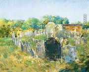 Colonial Graveyard at Lexington - Frederick Childe Hassam