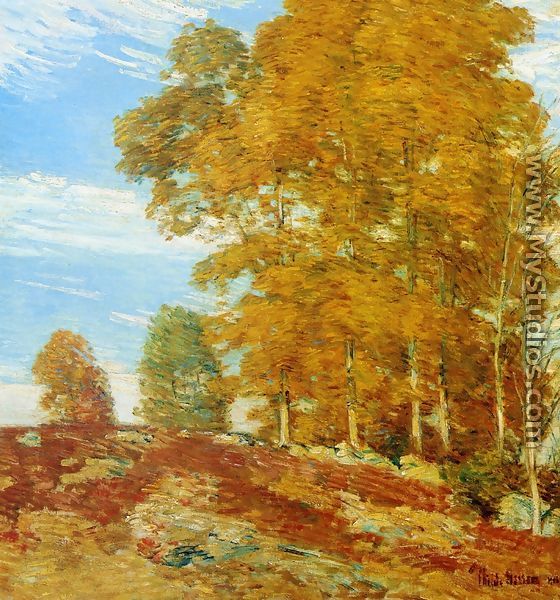 Autumn Hilltop, New England - Frederick Childe Hassam