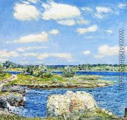 Mill Site and Old Todal Dam, Cos Cob - Frederick Childe Hassam