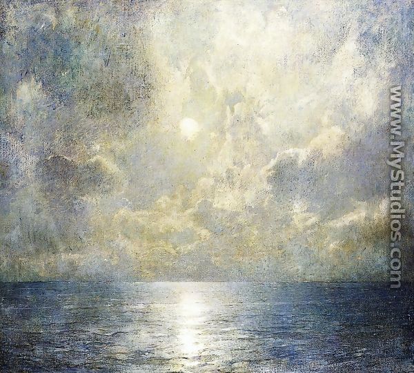 Moonlilt Seascape - Emil Carlsen