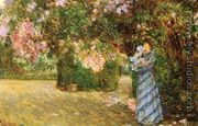 Mrs. Hassam at Villiers-le-Bel - Frederick Childe Hassam
