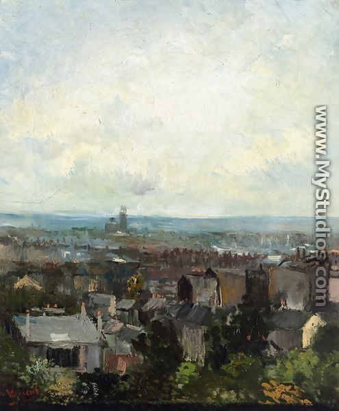View of Paris from near Montmartre - Vincent Van Gogh