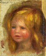 Coco's Head - Pierre Auguste Renoir