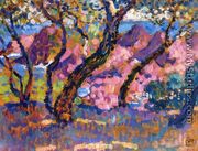 In the Shade of the Pines (study) - Theo van Rysselberghe
