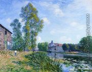The Loing at Moret in Summer - Alfred Sisley