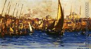 The Port of Istambul - Fausto Zonaro