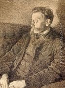 Portrait of Emile Verhaeren - Theo van Rysselberghe