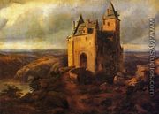 Castle in a Landscape - Karl Friedrich Lessing