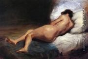 Study of a Reclining Nude - Eugene Delacroix