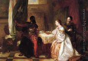 Othello Recounting His Adventures to Desdemona - Robert Alexander Hillingford