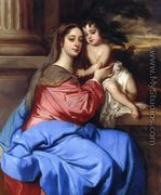 Portrait of Barbara Villiers, Countess of Castelmaine, later Duchess of Cleveland, with her Son, Charles Fitzroy, leter Duke of Cleveland and Southampson - Sir Peter Lely