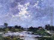 Moonlight on the Marshes, The Toques - Eugène Boudin