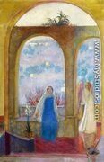 The Annunciation under the Arch with Lilies - Maurice Denis