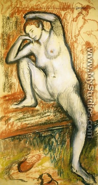 Nude Study of a Dancer - Edgar Degas