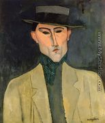 Man witih Hat - Amedeo Modigliani