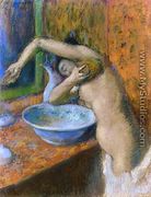 Woman at Her Toilette IV - Edgar Degas