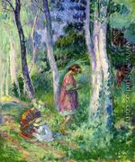 In the Forest, the Harvest - Henri Lebasque