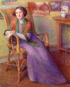 Portrait of the Artist's Wife - Hippolyte Petitjean