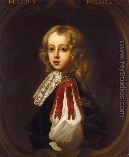 Portrait of Charles, Lord Wilmot, Son of Henry, Earl of Rechester, when a Child - Thomas Hawker