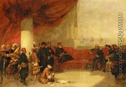 Interview with the Viceroy of Egype at His Palace in Alexandria - David Roberts