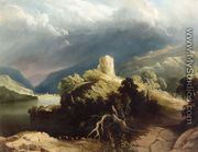 View of Dolbadern Castle, North Wales - John Martin