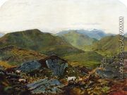 Landscape in the Lake District - John Atkinson Grimshaw
