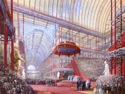The Opening of the Crystal Palace, Sydenham, by Queen Victoria on 10th June 1854 - Joseph Nash