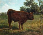Longhorn Bull in a Landscape - Rosa Bonheur
