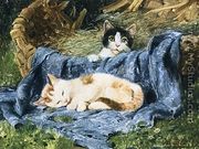 Two Kittens - Julius Adam