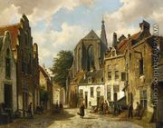 A Street Scene in Holland - Willem Koekkoek
