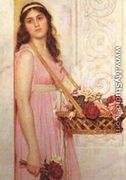 Girl with Rose Basket - George Lawrence Bulleid