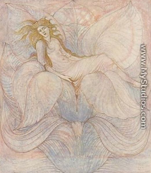 The Heart of the Lotus - Sir Edward Coley Burne-Jones