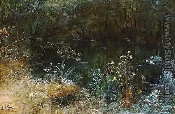 A Lake with Naiads - Georges Jules Victor Clairin