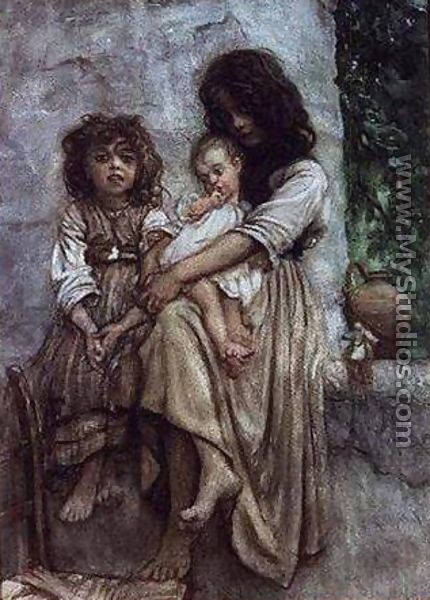 Young Girls of Ischia - Antoine Auguste Ernest Hebert
